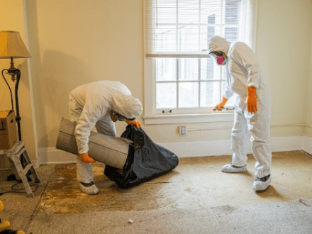 Cleans Up After A Death