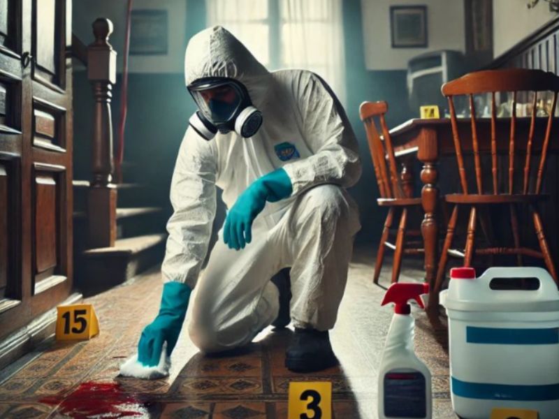 Crime scene cleaning process 1