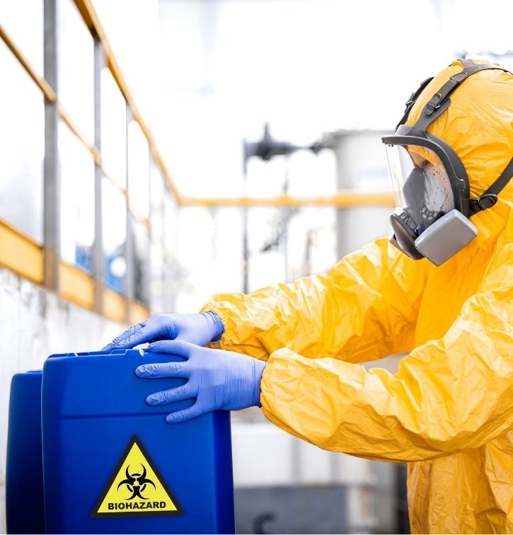 What is biohazard cleaning