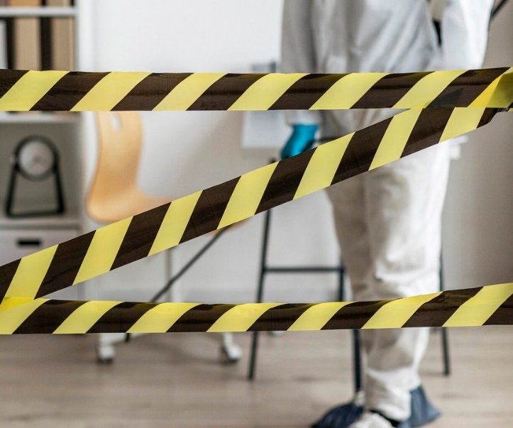 Who is responsible for crime scene cleaning